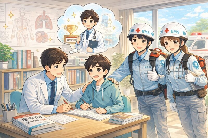 Q. 救命救急に情熱を持つようになったきっかけは何ですか？