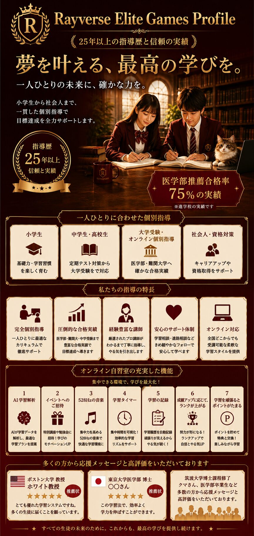 Rayverseの学習システム